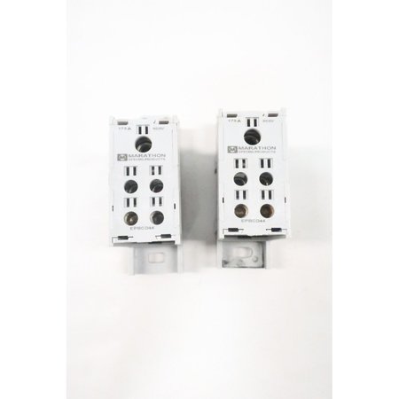 MARATHON Power Distribution Terminal And Contact Block, 2PK EPBCD44